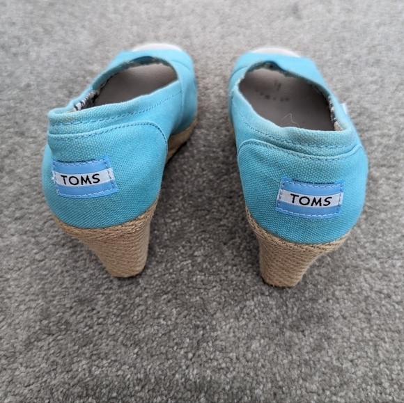 Toms Canvas Espadrille Wedge - Picture 6 of 10